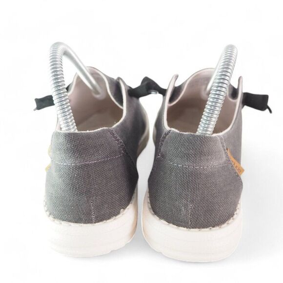 Hey Dude Wendy Casual Slip-on Loafers "Chambray Off Black" 121414949 Women's 7 - Picture 5 of 11